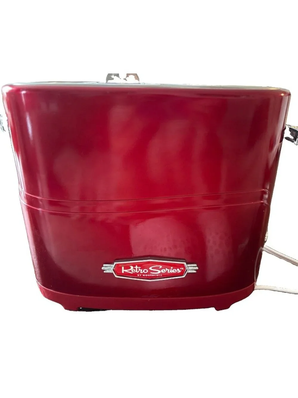 Nostalgia Red Retro Pop-Up Hot Dog Toaster - 2 Hotdogs 2 Buns, Tested & Working
